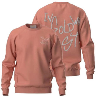 In Gold We Trust Sweater the houston coral haze Goud - L