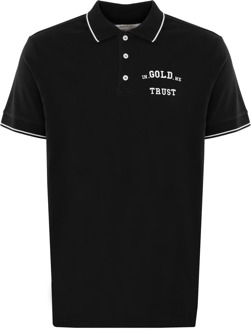 In Gold We Trust The Boris Polo Heren zwart - XL