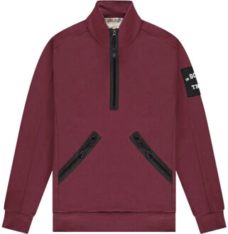 In Gold We Trust The Progress Casual Sweater Heren L Bordeaux