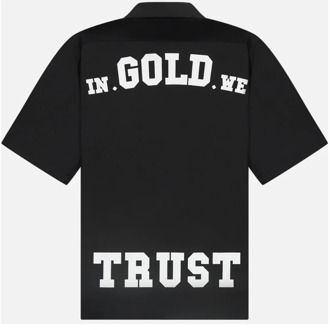 In Gold We Trust Zwarte Strandblouse Heren In Gold We Trust , Black , Heren - L,M,S