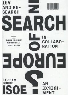 In search of Europe? / An experiment - Boek Jap Sam Books (9490322431)