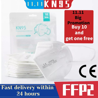 In Stock！10-200 FFP2 Mask KN95 Facial Filter Maske Mouth Mask Protective Mask KN95 Mask Mascaras Mascarilla Ventilation
