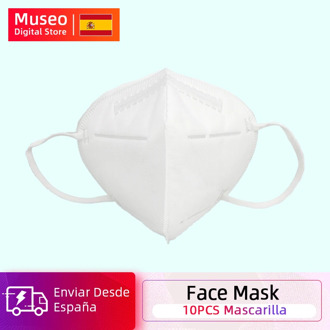 In Stock 10pcs Face Mask Breather Mask With 5 Layers Anti PM2.5 Safety Dustproof Mask Breathable Face Mask Fast Shipping