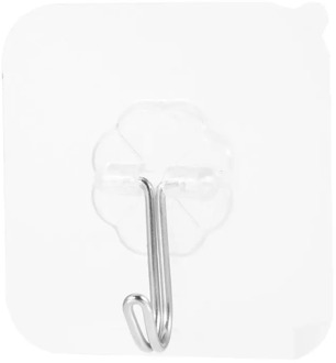 in Stock!6x6cm Transparent Strong Self Adhesive Door Wall Hangers Hooks Suction Heavy Load Rack Cup Sucker for Kitchen Bathroom