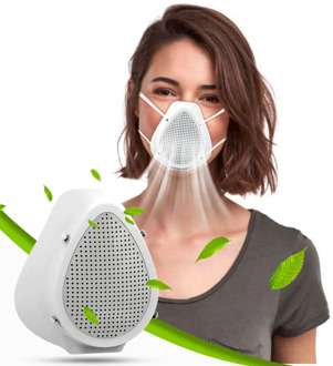 In Stock Adult Electric Protection Face Mask Anti-Fog FaceMask Air Purification Respirator Automatic Fresh Dustproof