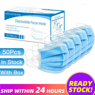 In Stork Medical Disposable Mask 3 Layer Anti-Dust Face Mouth Masks Surgical Protective Healthy Adult Masks