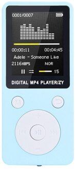 In Voorraad! MP4 Digitale Muziekspeler Led Video 1.8 "Lcd MP4 Muziek MP3 Speler Video Media Spelers Fm Radio Txt E-Book Foto licht blauw