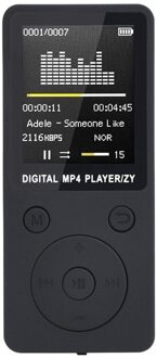 In Voorraad! MP4 Digitale Muziekspeler Led Video 1.8 "Lcd MP4 Muziek MP3 Speler Video Media Spelers Fm Radio Txt E-Book Foto zwart