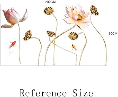 In Voorraad Muurstickers Bloemen Print Achtergrond Zelfklevende Slaapkamer 3d Stickers Stickers Зеркальные Наклейки # Gh