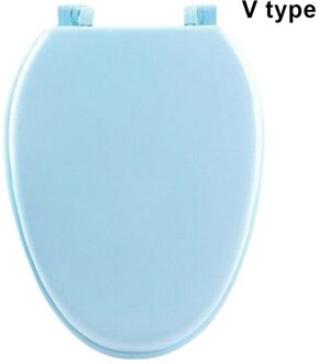 In Voorraad Zachte Toiletzitting Ronde Toiletbril Ronde Premium Ronde Toiletbril Slow Close Vervanging Toilet Seat Fits All wc Blauw