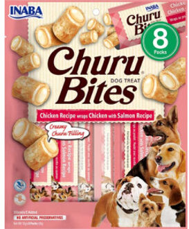 Inaba Churu Bites kip met zalm hondensnack 64 x 12 g