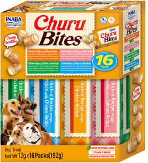 Inaba Churu Bites kip multipack hondensnack 16 x 12 g