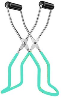 Inblikken Pot Lifter Tang Lange Met Handgreep Anti-Brandwonden Antislip Tool Klem Rvs Kan Lifting tang Blauw