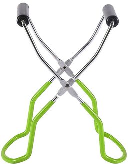 Inblikken Pot Lifter Tang Rvs Jar Lifter Met Handgreep Anti-Brandwonden Lifter Antislip Zuigfles clip Keuken