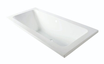 Inbouw Bad Luca Sanitair Primo Acryl 169x74x45 cm Zonder Afvoerset incl. Stelpoten Glans Wit Luca Sanitair