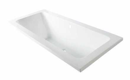 Inbouw Bad Luca Sanitair Primo Acryl 169x74x45 cm Zonder Afvoerset incl. Stelpoten Glans Wit