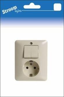 Inbouw combinatie RA PEHA serie creme