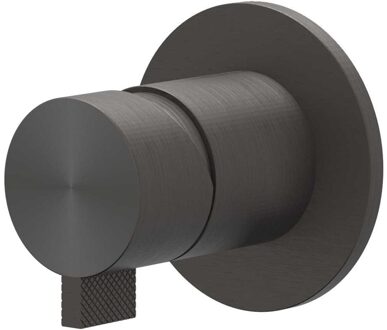 Inbouw Douchemengkraan IVY Tribe Eenhendel Inclusief Inbouwdeel RVS316 Geborsteld Carbon Black PVD Geborsteld RVS316 Carbon Black PVD