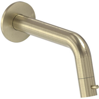 Inbouw Fonteinkraan MAY Stilo Inkortbaar, 1/2" Aansluiting Geborsteld Mat Goud PVD