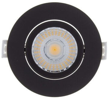 Inbouw LED-spot 3 Stuks Sanimex Njoy IP44 Dimbaar 6W 430 Lumen Zwart Sanimex