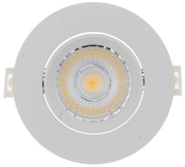 Inbouw LED-spot 4 Stuks Sanimex Njoy IP44 Dimbaar 6W 430 Lumen Mat Wit