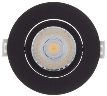 Inbouw LED-spot 4 Stuks Sanimex Njoy IP44 Dimbaar 6W 430 Lumen Zwart
