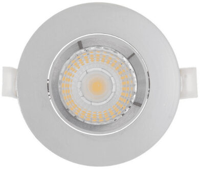 Inbouw LED-spot 5 Stuks Sanimex Njoy IP44 Dimbaar 6W 430 Lumen Chroom