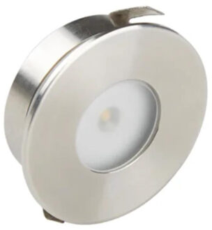 Inbouw Led-Spot Bellezza Bagno Roan IP65 3000 Kelvin 4x1,3 cm LED Gesatineerd Rvs RVS look