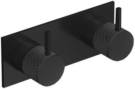 Inbouw Mengkraan Hotbath Cobber X Met 2-Weg Omstel Mat Zwart