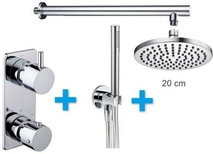 Inbouw Regendouche Amon Round Set Type 2 Aqua Splash