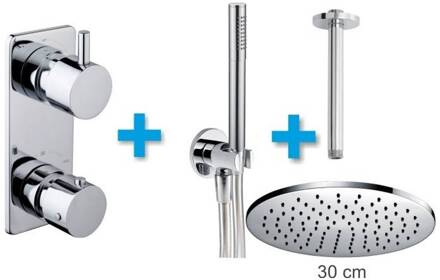 Inbouw Regendouche Amon Round Set Type 3 Aqua Splash