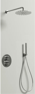 Inbouw Regendouche Set Sanimex Design Giulini met Inbouwdeel Thermostatisch Chroom