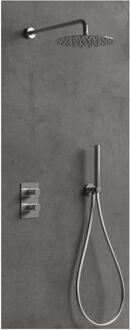 Inbouw Regendouche Set Sanimex Design Giulini Thermostatisch met Inbouwdeel Chroom