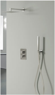 Inbouw Regendouche Set Sanimex Design Giulini Vierkante Hoofddouche en Handdoucheset Chroom