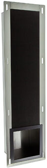 Inbouw Reserve Toiletrolhouder - Leoni Reson - RVS - Mat Zwart