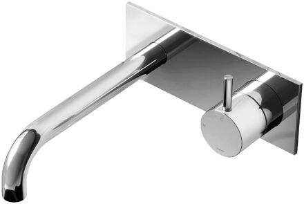 Inbouw Wastafelmengkraan Cobber 3+ 3 Inbouwsysteem 1-hendel Gebogen 18 cm