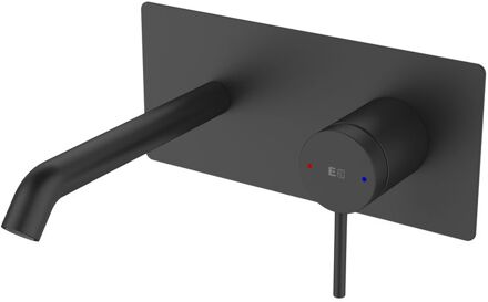 Inbouw Wastafelmengkraan Envol Zwart