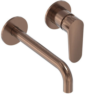 Inbouw Wastafelmengkraan MAY Forma Geborsteld Mat Koper PVD