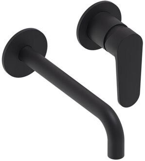 Inbouw Wastafelmengkraan MAY Forma Mat Zwart PED