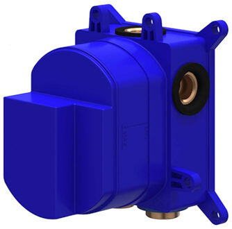 Inbouwbox IVY tbv Inbouwthermostaat 2-weg Stop-Omstel Donker Blauw IVY