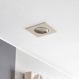 inbouwlamp Fibur, beige, 9 cm, GU10, 10 stuks