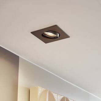 inbouwlamp Fibur, brons mat, 9 cm, GU10