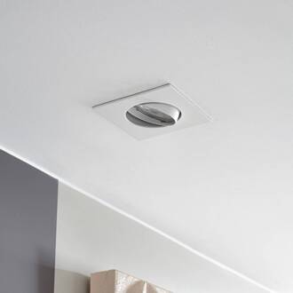 inbouwlamp Fibur, wit, 9 cm, GU10, set van 10