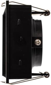 Inbouwlamp Hyde, 2-lamps IP44 in zwart