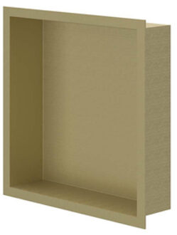 Inbouwnis - 30x30x7.5cm - Geborsteld mat goud PVD 6500704