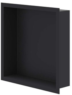 Inbouwnis - 30x30x7.5cm - Mat zwart PED 6500702 Mat zwart mat