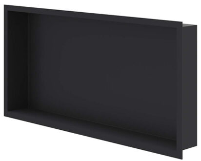 Inbouwnis - 60x30x7.5cm - Mat zwart PED 6500752 Mat zwart mat