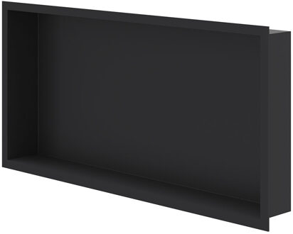 Inbouwnis - 60x30x7.5cm - Mat zwart PED 6500752 Mat zwart mat