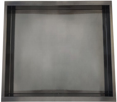 Inbouwnis AQS 30x30x10 cm RVS Black Chrome Aqua Splash