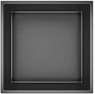 Inbouwnis BWS Colorato 30x30x10 cm Gunmetal Grijs